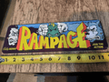 Rampage Classic Arcade Video Game Marquee Banner 3x12 Metal Wall Sign