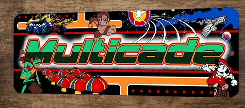 Multicade Arcade 3x12 Metal Wall Video Game Sign #4