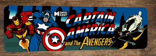 Captain America and the Avengers Video Game 3x12 Metal Wall Sign Marquee Banner