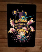 The Guardian of Link 8x12 Inch Metal Wall Sign Poster - Legend of Zelda Video Game Collectible