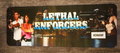 Lethal Enforcers Arcade 3x12  Metal Wall Video Game Marquee Banner Sign