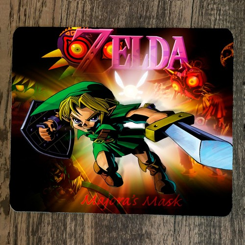 Zelda Majora's Mask Link Sword Gaming Mouse Pad with 11.8 x 9.8 Inches Surface Area