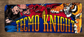 Tecmo Knight Arcade Video Game 3x12 Metal Wall Sign  Marquee Banner Poster
