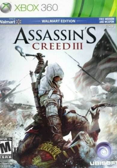 Assassin's Creed III (Walmart Edition) (Xbox 360) - Game Manual Only