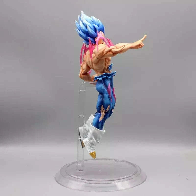 Vegeta Ultra Ego and Super Saiyan Blue Swappable Heads Anime Figure, Dragon Ball Z Action Figurines