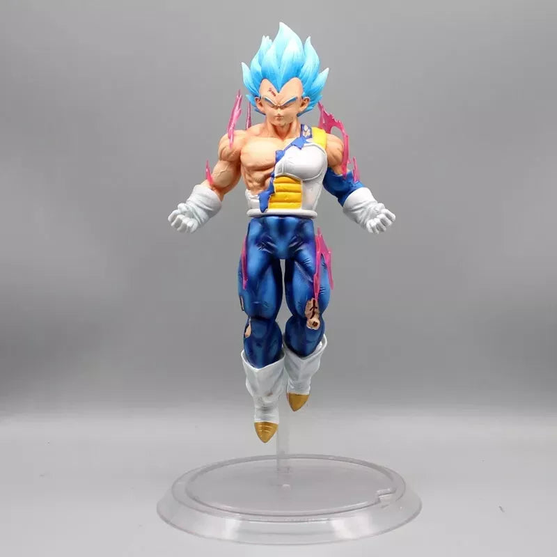 Vegeta Ultra Ego and Super Saiyan Blue Swappable Heads Anime Figure, Dragon Ball Z Action Figurines