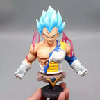 Vegeta Ultra Ego and Super Saiyan Blue Swappable Heads Anime Figure, Dragon Ball Z Action Figurines