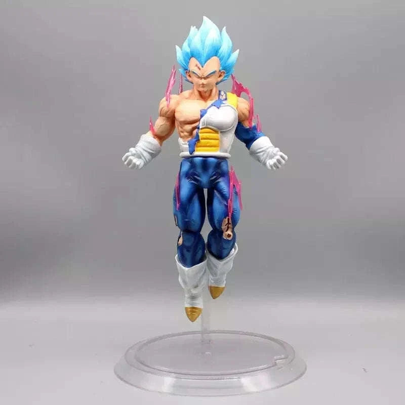 Vegeta Ultra Ego and Super Saiyan Blue Swappable Heads Anime Figure, Dragon Ball Z Action Figurines