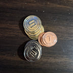 50 Metal Coin Board Game Upgrade Set (Sci-Fi Coins)