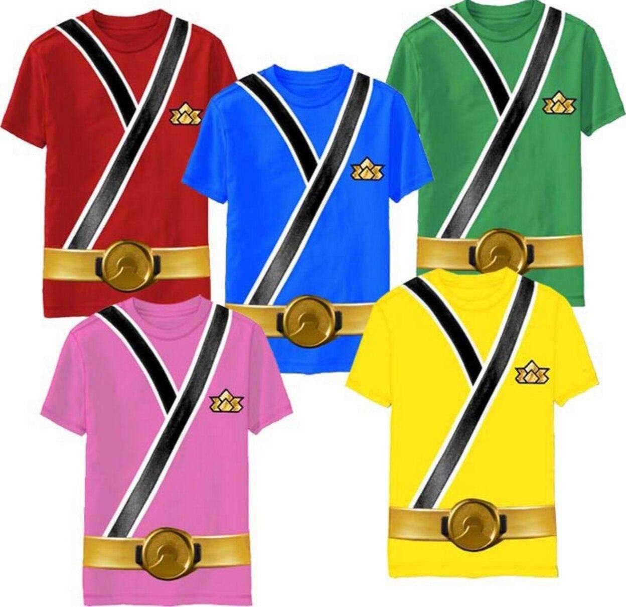 Samurai Ranger Uniform Monster Toddler T-shirt - 4 Toddler / Blue
