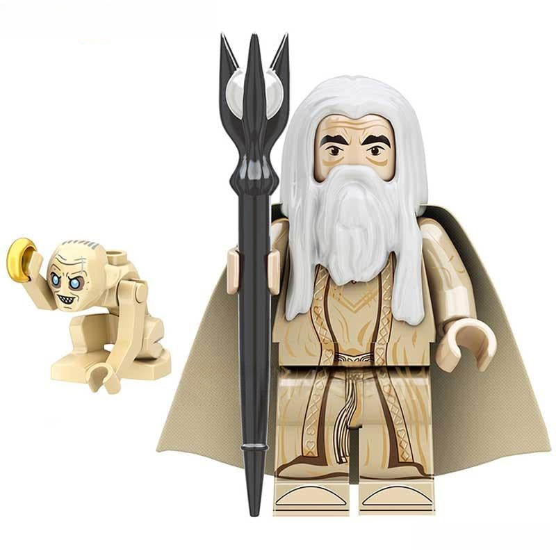 Saruman Lord of The Rings Lego Minifigures Custom Toys