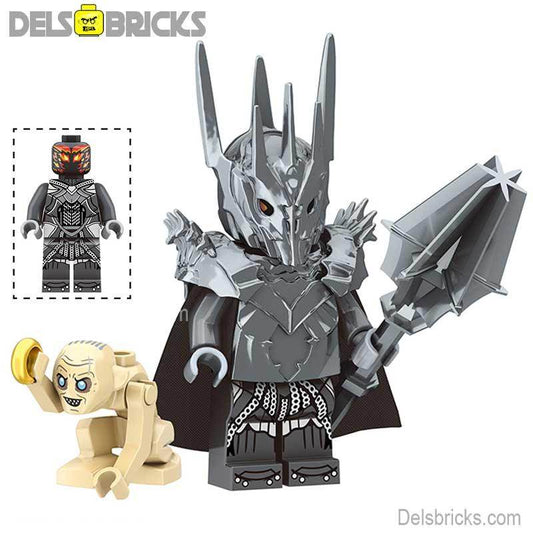 Sauron Lord of The Rings Lego Minifigures Custom Toys - 