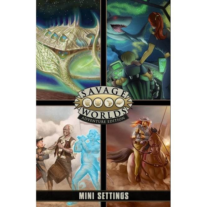 Savage Worlds RPG: Game Master Screen & Mini Settings - 