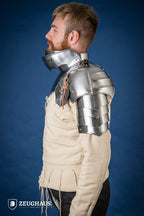 Pauldrons with Besagew 15th Cent. 1,6 mm Polished