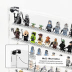 75 Miniature Figure Display Case (Tall Fig Friendly) - Black / UV Blocking