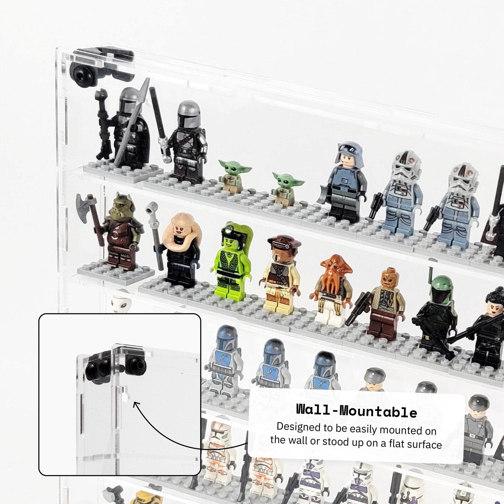 Bluemilkfig's 150 Miniature Figure Display Case - Black