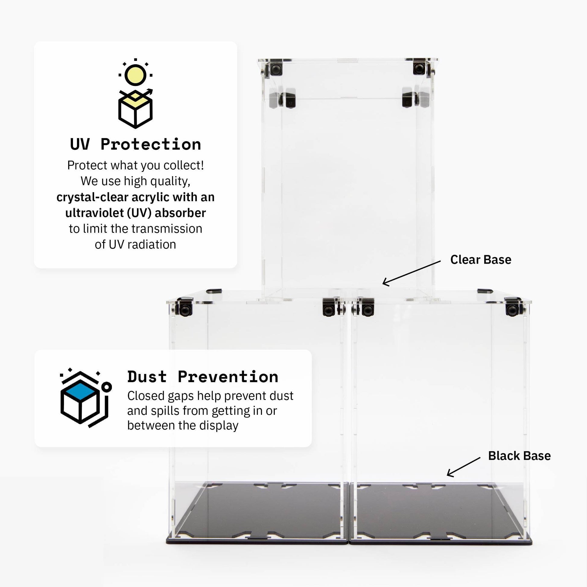 Mini Stacker 15x8x8 - Clear / UV Protection