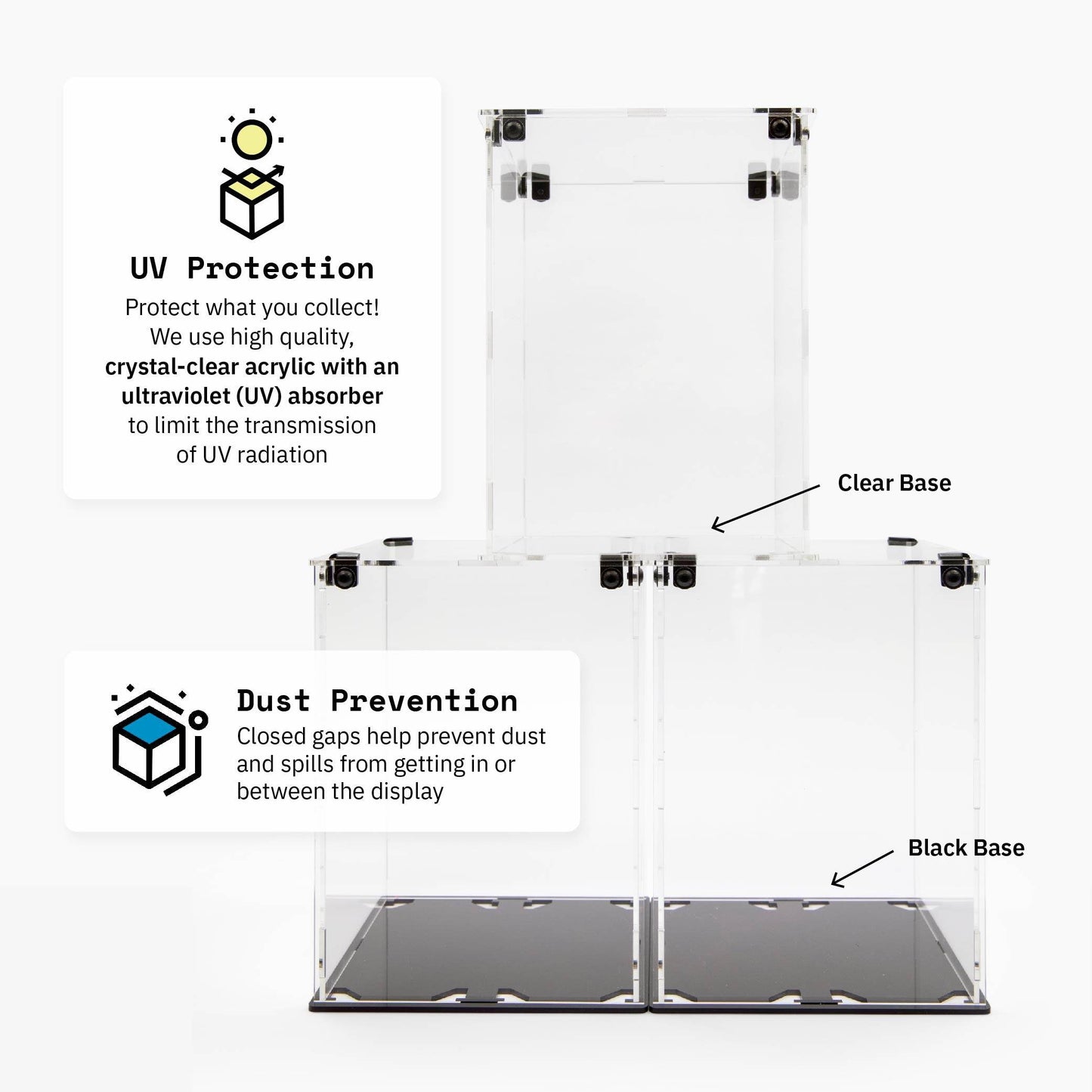 Mini Stacker 20x8x8 - Clear
