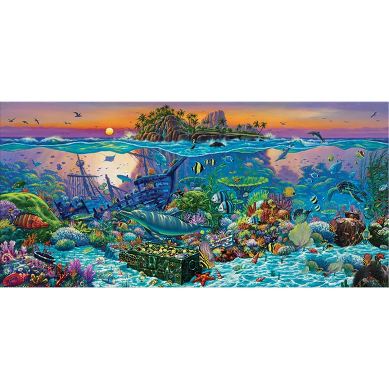 Sea Animals do-it-yourself Diamond Painting