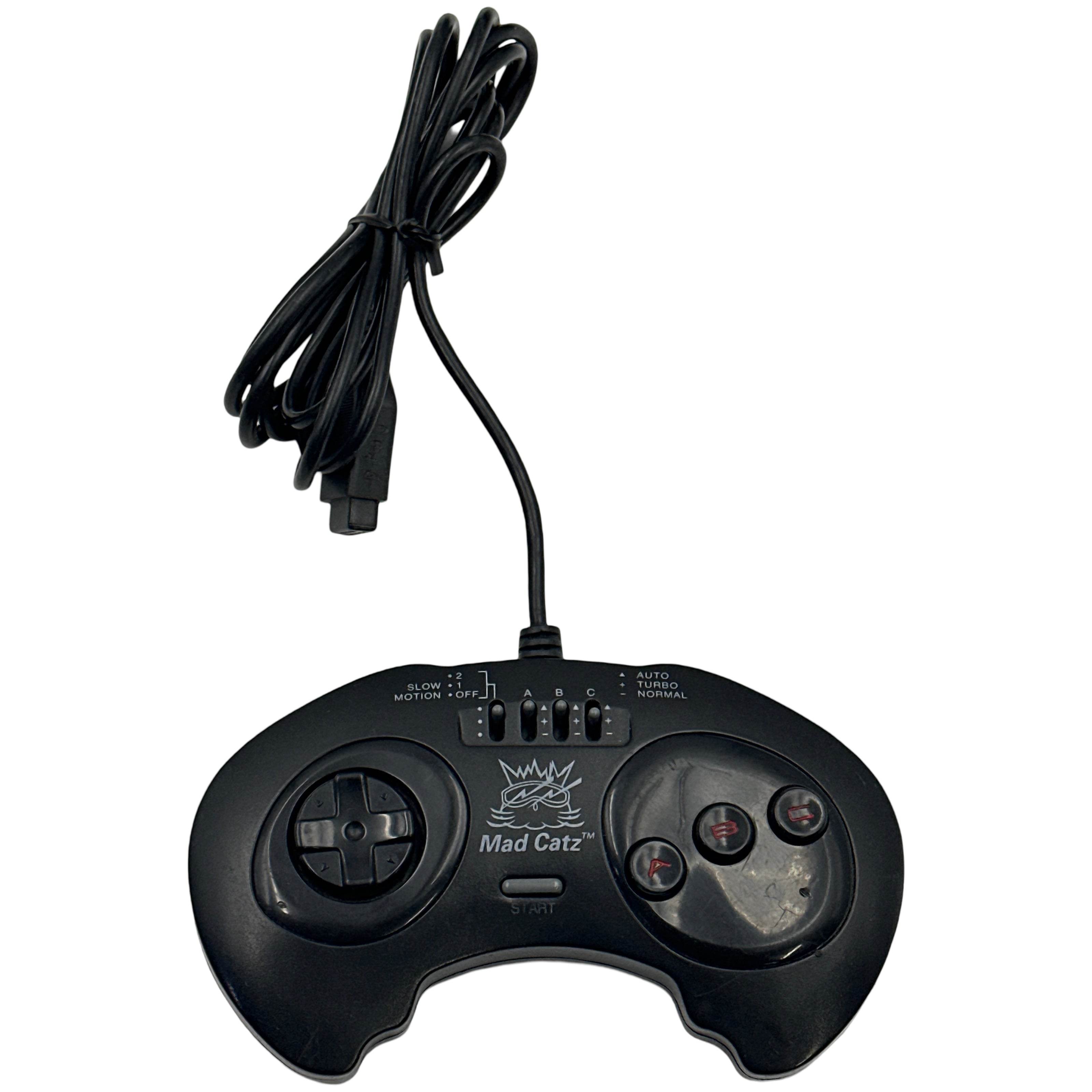 Sega Genesis Official-Controller - Sega Genesis - 3-Button Mad Catz Auto/Turbo