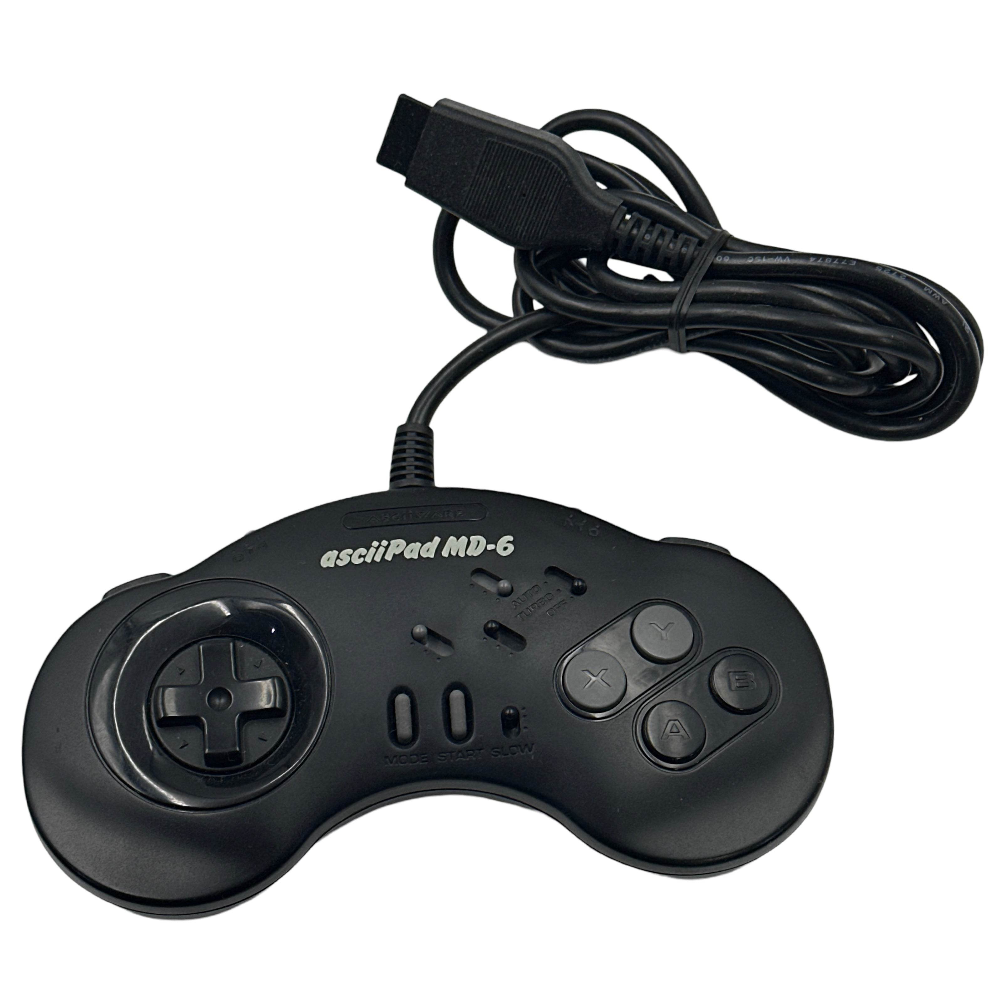 Sega Genesis Official-Controller - Sega Genesis - 4-Button asciiPad MD-6 (Mega Drive)