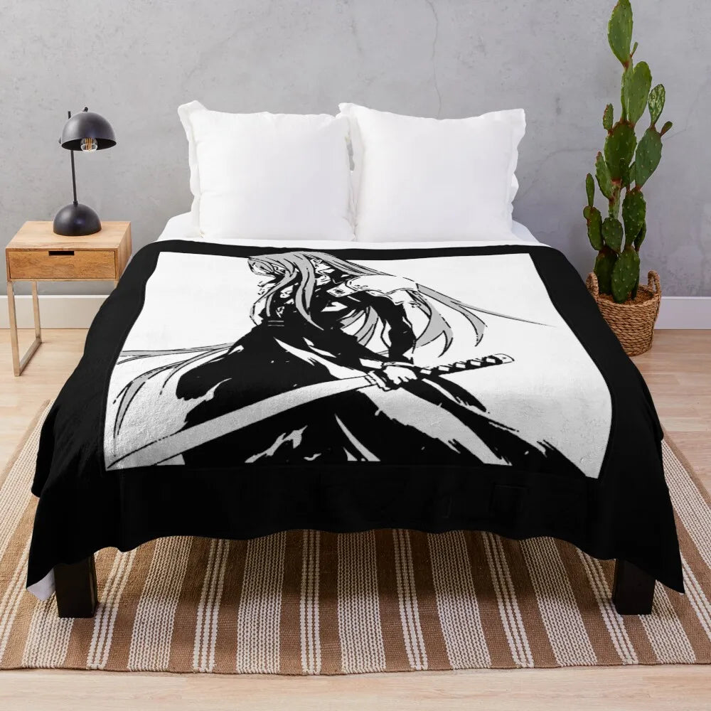 sephiroth ffvii Throw Blanket Polar Plaid Sofas for winter Blankets