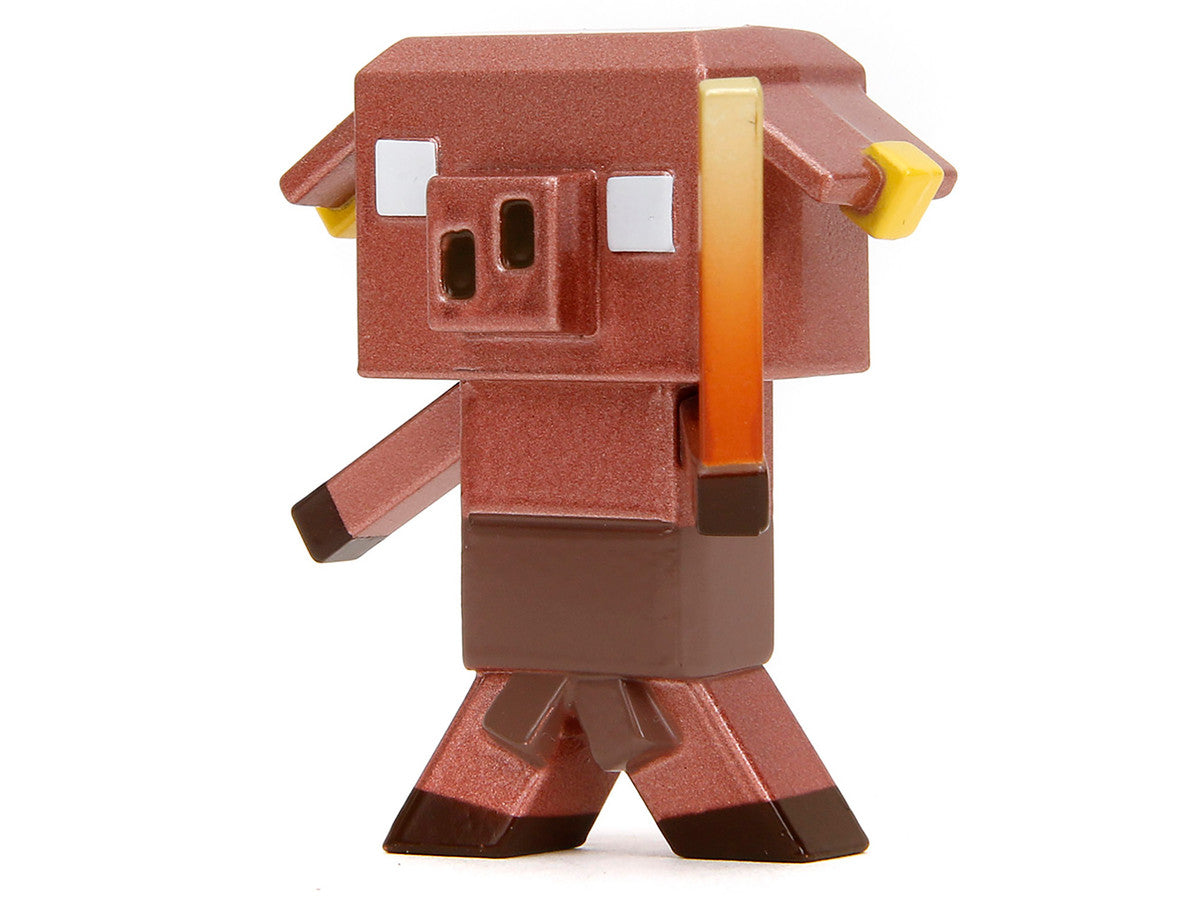 Set of 4 Diecast Figures "Minecraft Legends" Video Game "Metalfigs" Series Diecast Models by Jada