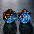 Set of 7 F you dice - Role-Players