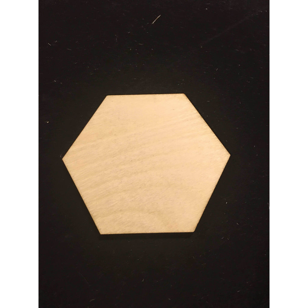 Catan Compatible Blank Wood Game Board Set and Border Pieces - 