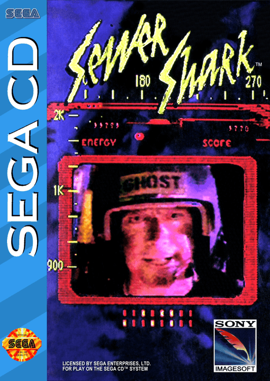 Sewer Shark (Sega CD) - Game Manual Only