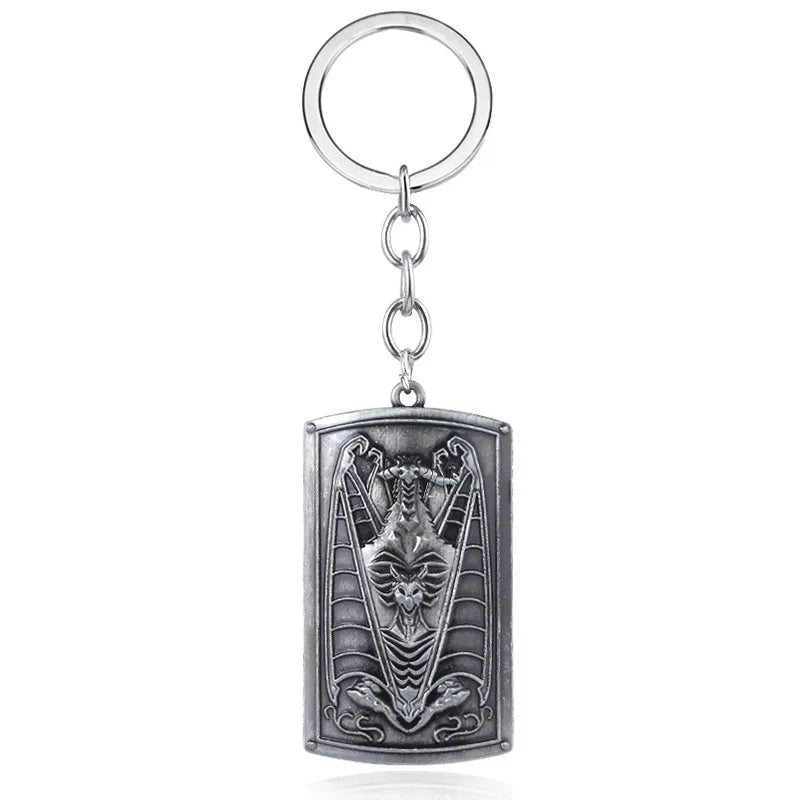 SG High Quality Dark Souls 3 Artorias Sword Keychains Pendants Abyss Walker Knights Sword Men Car Bag Keyring Cosplay Jewelry