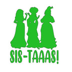 Sistahs Hocus Pocus Witch Vinyl Decal Sticker Halloween Horror Metaphysical