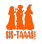 Sistahs Hocus Pocus Witch Vinyl Decal Sticker Halloween Horror Metaphysical