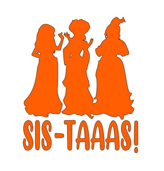 Sistahs Hocus Pocus Witch Vinyl Decal Sticker Halloween Horror Metaphysical