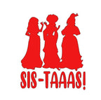 Sistahs Hocus Pocus Witch Vinyl Decal Sticker Halloween Horror Metaphysical