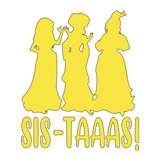 Sistahs Hocus Pocus Witch Vinyl Decal Sticker Halloween Horror Metaphysical