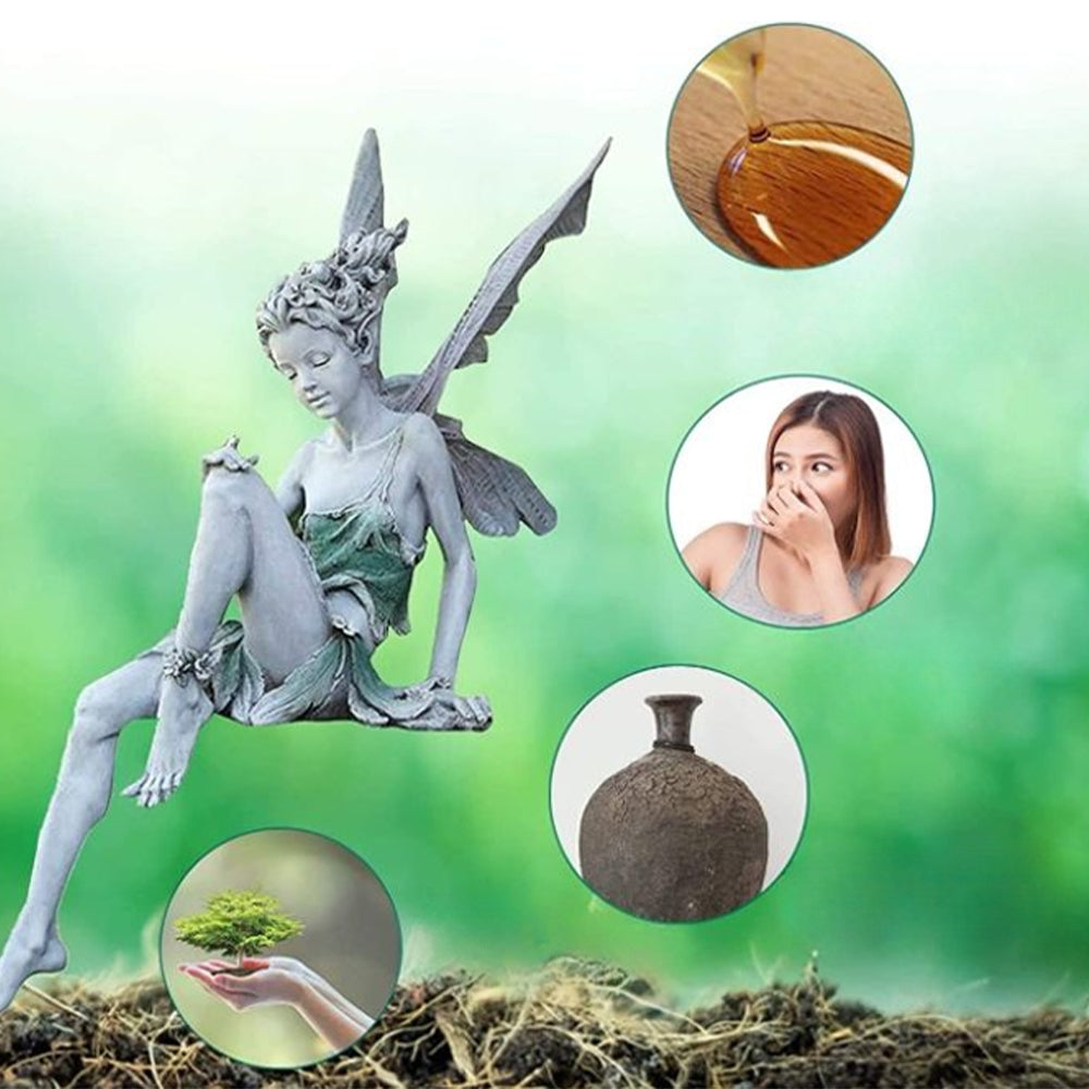 Sitting Fairy Statue for Garden