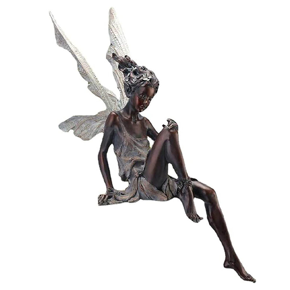 Sitting Fairy Statue for Garden