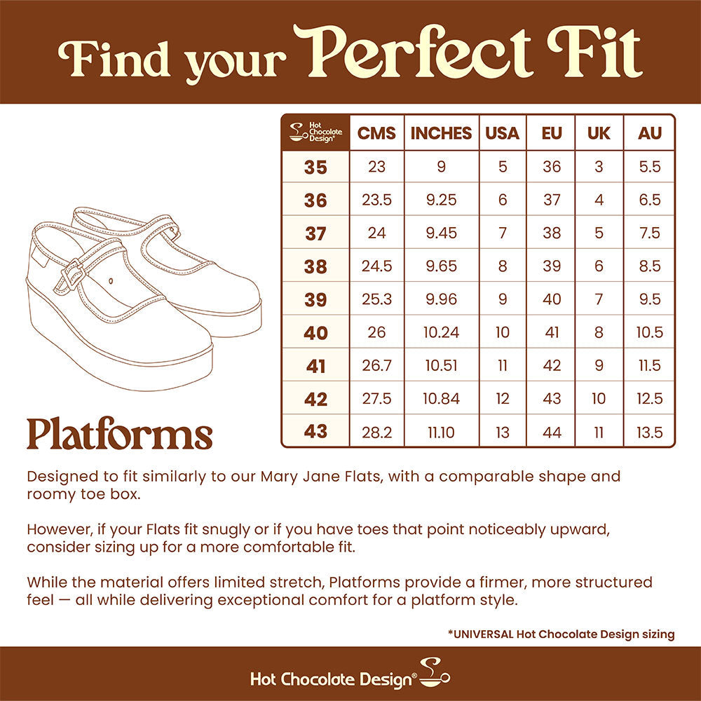 Chocolaticas® Spidora Women's Mary Jane Platform