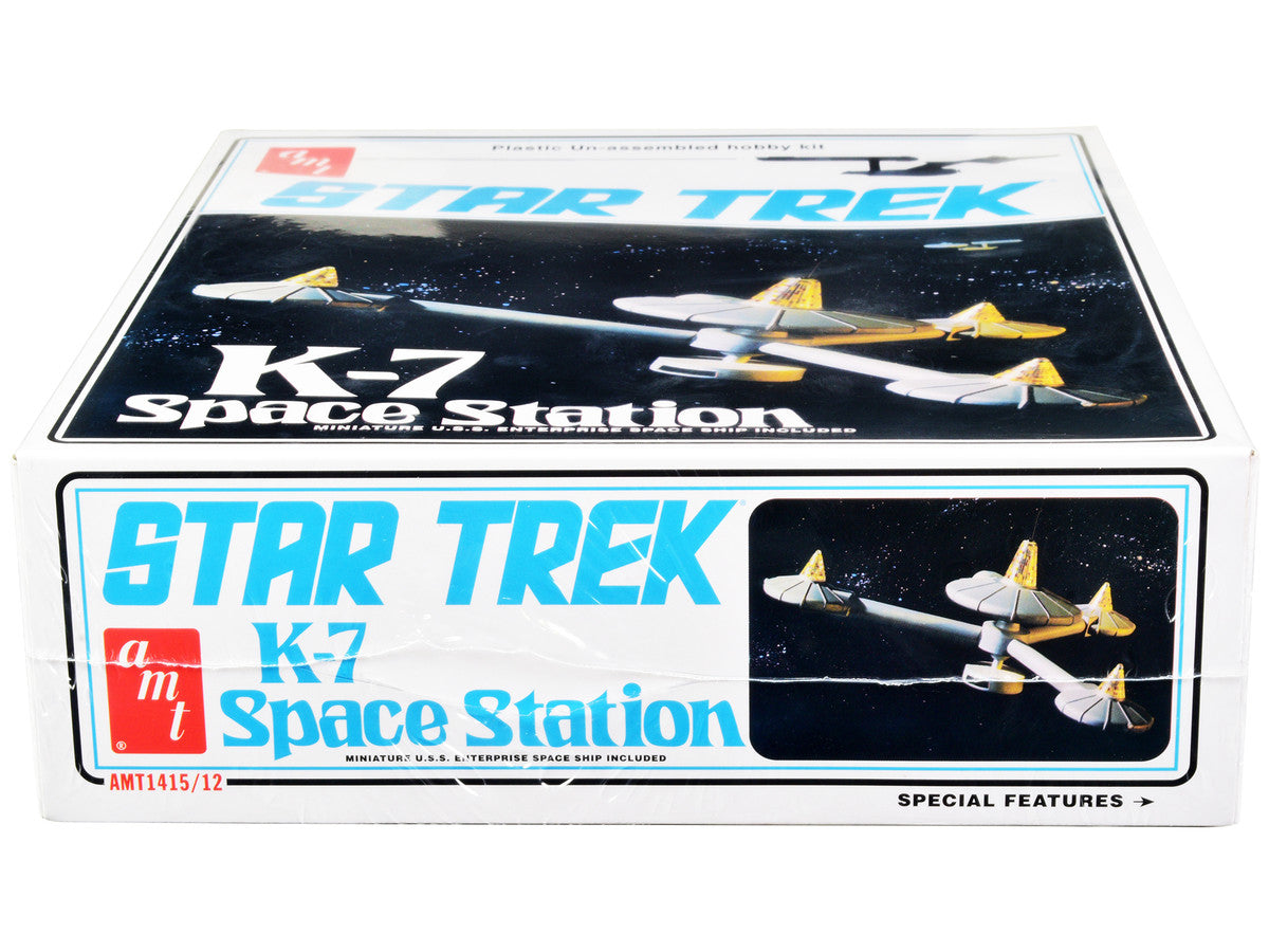 Skill 2 Model Kit K-7 Space Station "Star Trek" (1966-1969) TV Series 1/7600 Scale Model by AMT