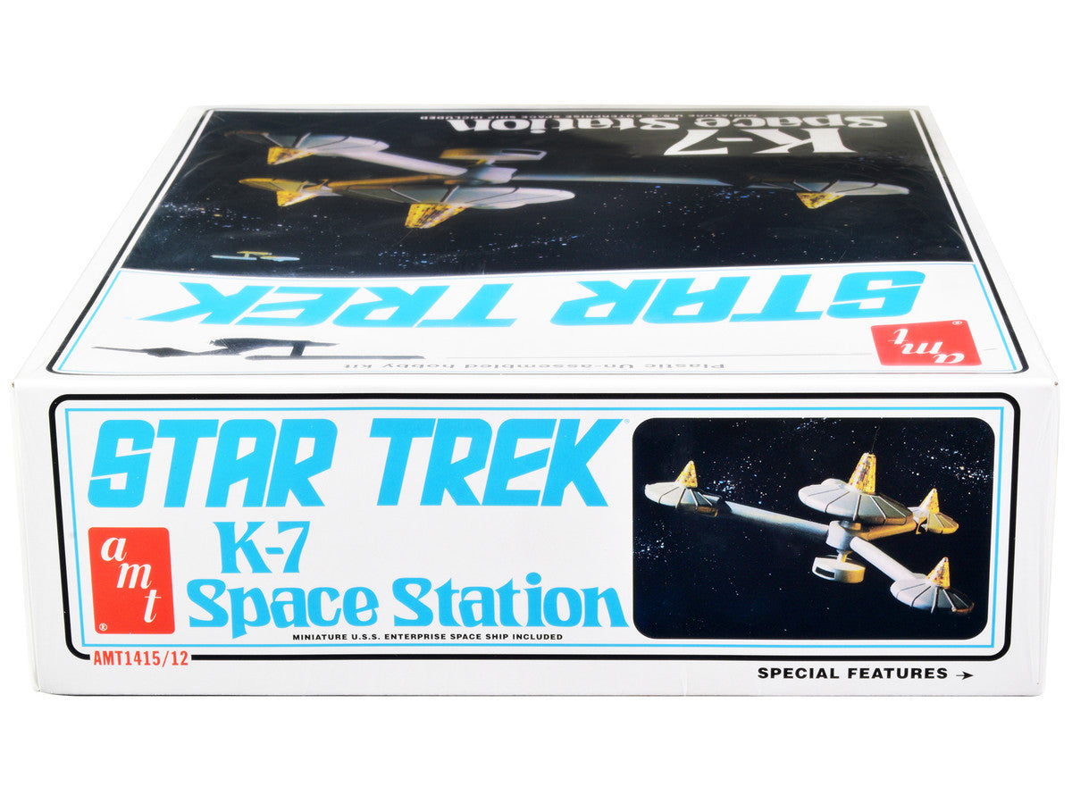 Skill 2 Model Kit K-7 Space Station "Star Trek" (1966-1969) TV Series 1/7600 Scale Model by AMT