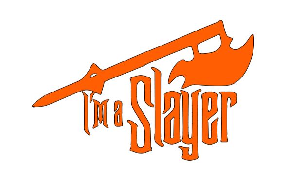 I'm a Slayer Buffy Vinyl Decal Sticker Halloween Horror Metaphysical