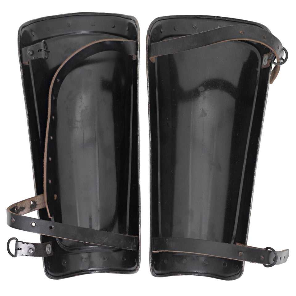 Sleek in Steel Medieval Greaves Leg Armor