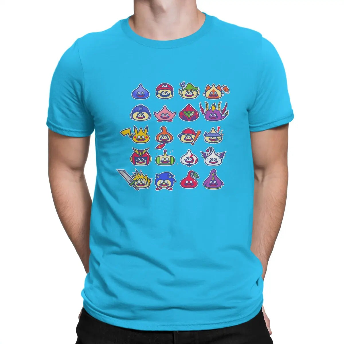 Slime Command Men t-shirt Dragon Quest