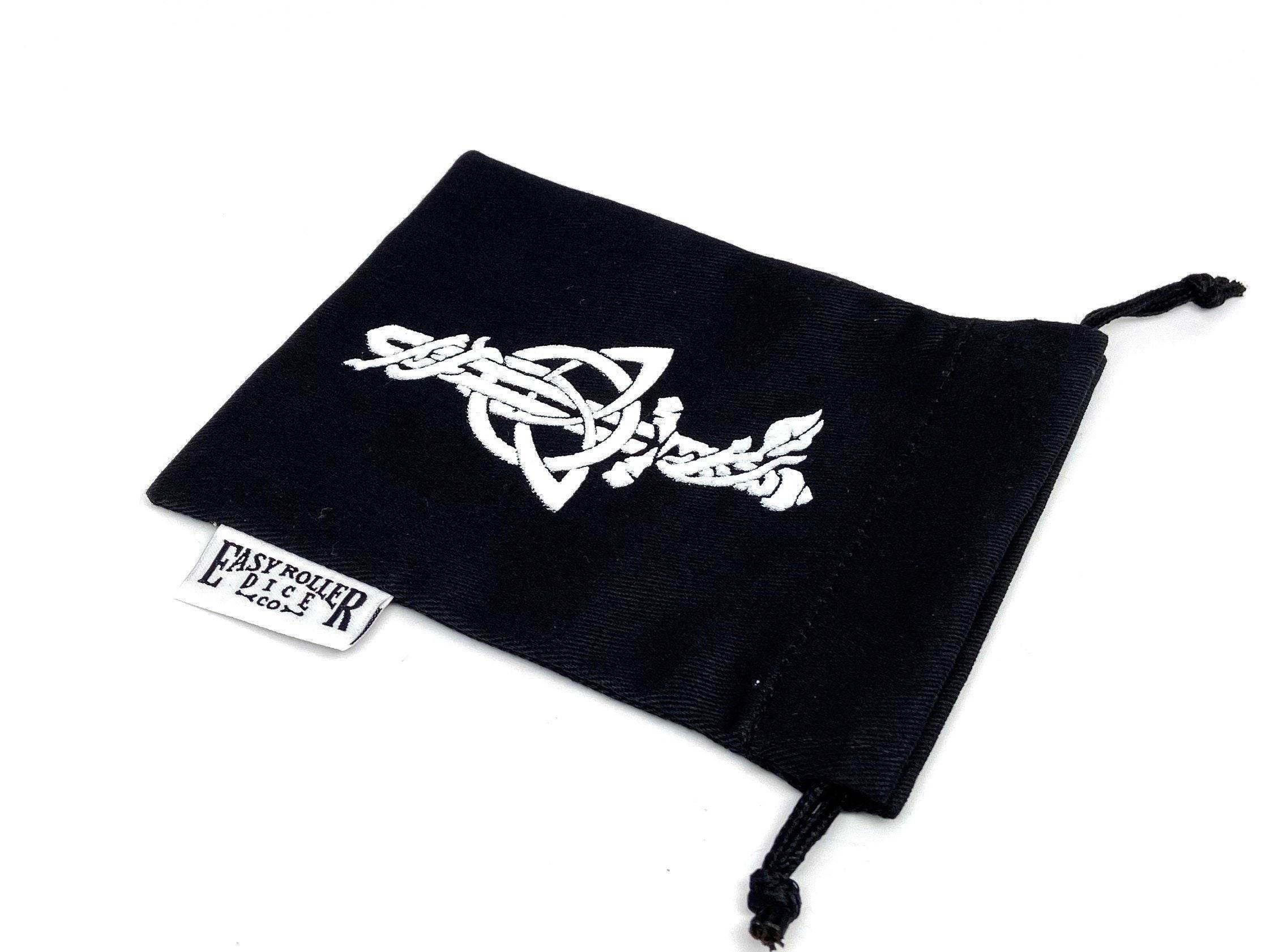 Small Cotton Twill Dice Bag - Dagger Design - 
