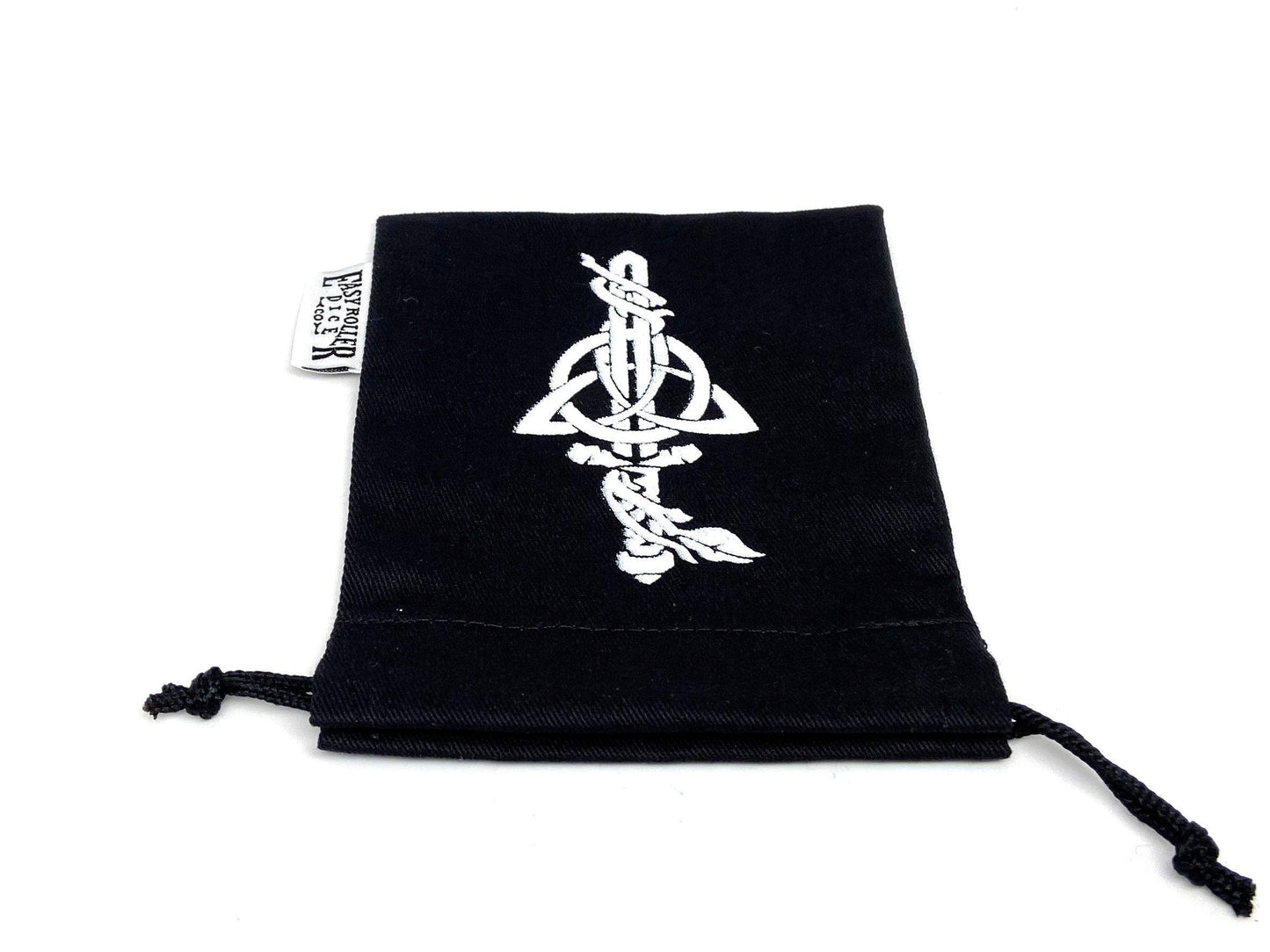 Small Cotton Twill Dice Bag - Dagger Design