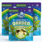 Freeze Dried Dill Pickle Chips (Less Salty)