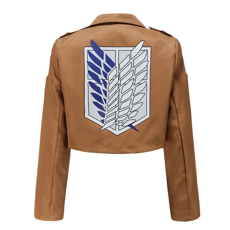 SN55Anime Attack on Titan Cosplay Shingeki no Kyojin Cosplay Costume Jacket Coat Eren Legion Jackets Halloween Costume for @54WE