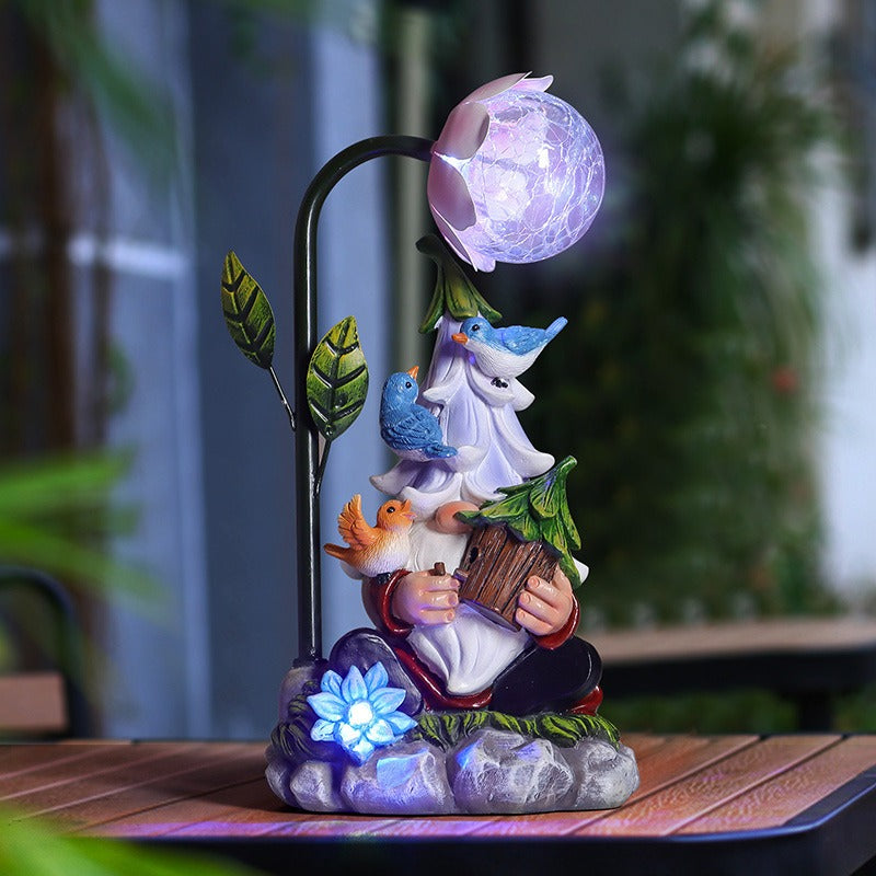 Solar gradient light sprite reading garden decorations