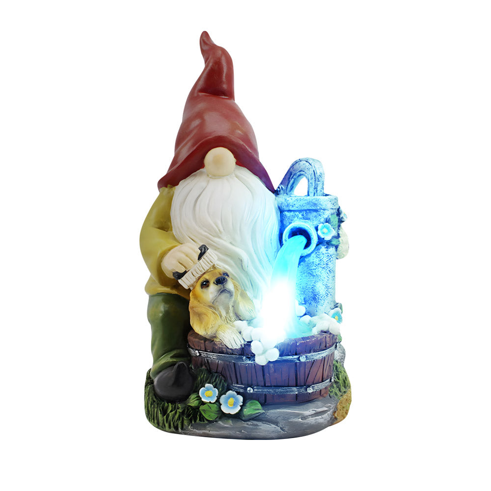 Solar Powered Outdoor LED Lighting Decorative Garden Gnome